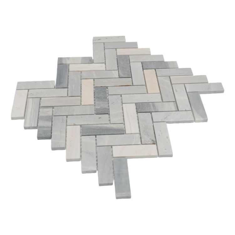 Herringbone Italian Blue 11 x 12.5